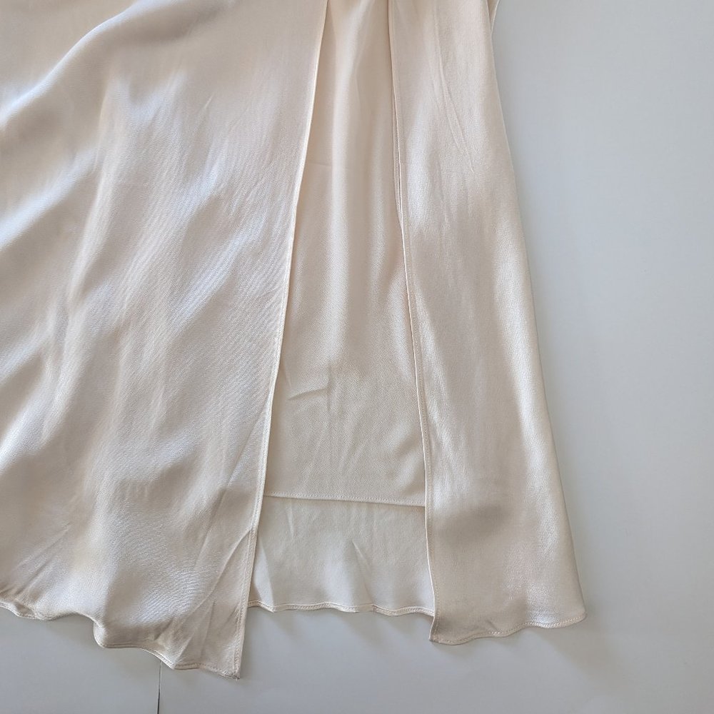 Shona Joy La Lune Balloon Sleeve Backless Midi Dress- Cream - Picture 15 of 15